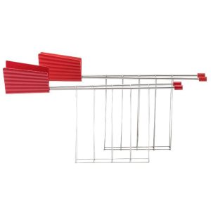 Alessi Plissé toastrist, rød