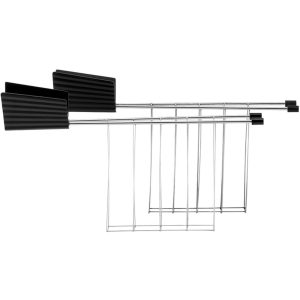 Alessi Plissé toastrist, sort