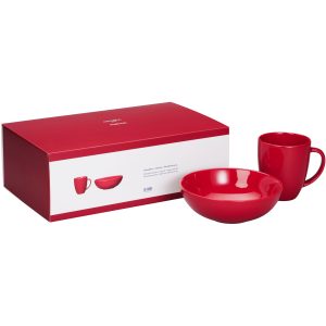 Arabia 24h Krus 34 cl og Skål 16 cm. Rød