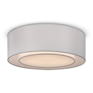 Bergamo taklampe, grå/hvit
