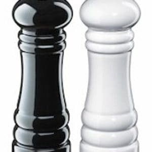 Berlin Salt- & Pepperkvern Sett Hvit /Svart 18 cm