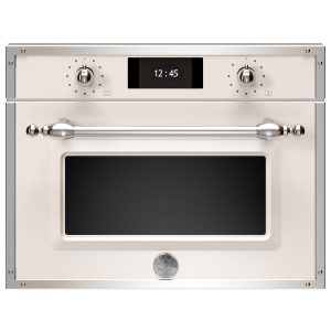 Bertazzoni F457HERMWTAX Heritage kombiovn med mikrobølgeovn, 45 cm, kremhvit