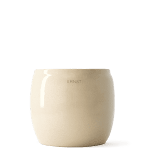 Blomsterkrukke Glasert keramikk 17,5x17,5 cm Beige