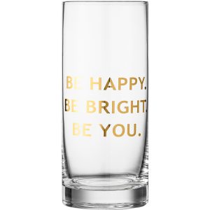 Bloomingville Drikkeglass m. tekst