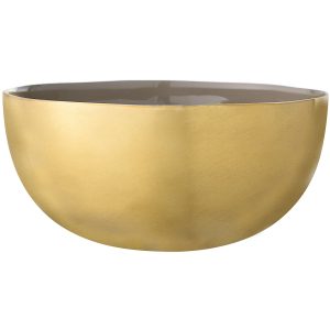 Bloomingville Skål Brun Ø20 cm. Aluminium