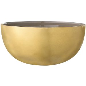 Bloomingville Skål Brun Ø20 cm. Aluminium