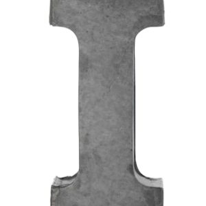 Bokstav i 5,5 cm - Zinc