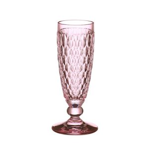 Boston Coloured Champagne Flute Rose