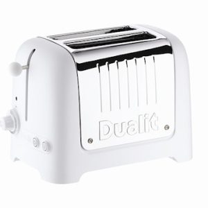 Brødrister Lite gloss Blank Hvit 2 Skiver