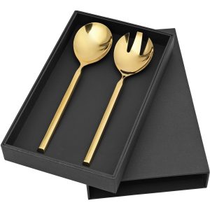 Broste Copenhagen Tvis Titanium Rose Gold, salatbestikk m. 2 deler, stor