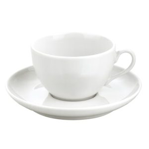 Cecil fat hvit 16,5 cm