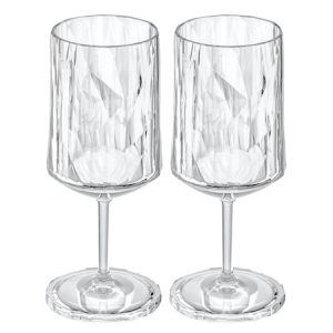Club No. 4 vinglass 30 cl 2-pakning, Crystal Clear