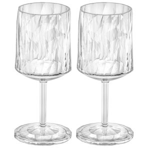 Club No. 9 vinglass 20 cl 2-pakning, Crystal Clear