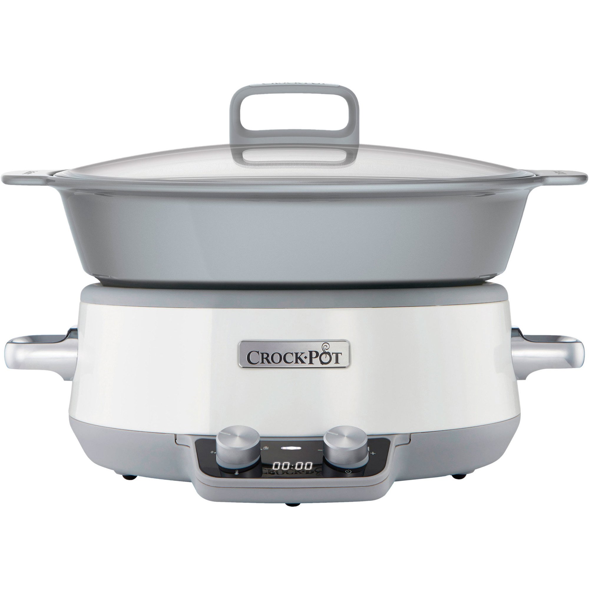 Crock-Pot Slowcooker One Pot Cooking 6,0 l Induksjon Duraceramic Timer Hvit - BEST I TEST 2023