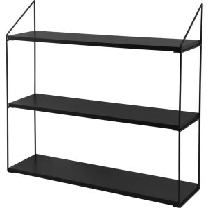 Day Stativ med 3 Hyller Svart 60 x 15 x 54 cm