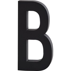 Design Letters Bokstav Grå i Aluminium 50 mm, B