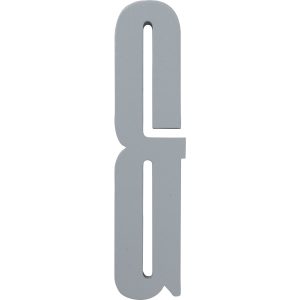 Design Letters Grå Bokstav i Tre, &