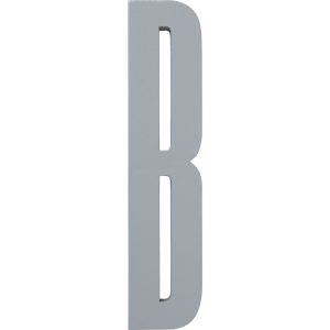 Design Letters Grå Bokstav i Tre, B