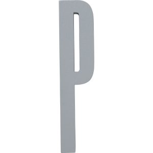 Design Letters Grå Bokstav i Tre, P