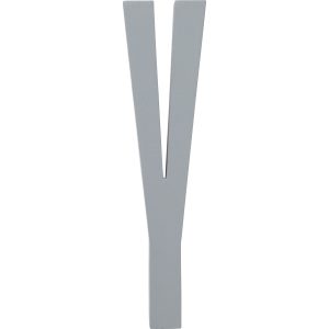Design Letters Grå Bokstav i Tre, Y