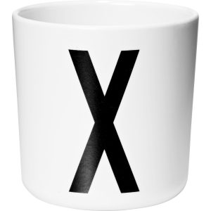 Design Letters Melaminkopp Hvit, X