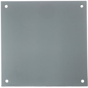 Design Letters Mounting Plate til Aluminium Bokstaver og siffer 140 x 140 mm, Grå