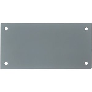 Design Letters Mounting Plate til Aluminium bokstaver og siffer 70 x 140 mm, Grå