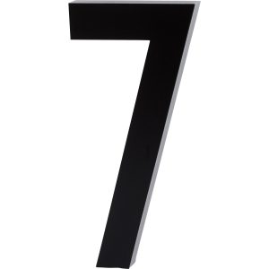 Design Letters Siffer Grå i Aluminium 50 mm, 7