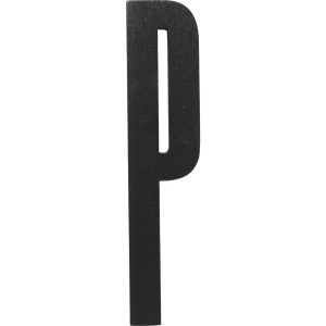 Design Letters Svart Bokstav i Tre, P