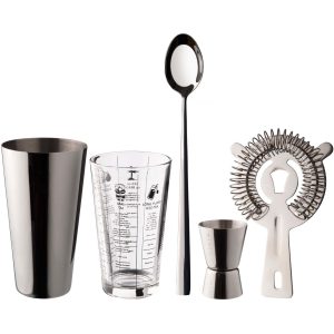 Dorre Dolan Barsett Boston shaker 7 dl måleglass cl drinksil skje