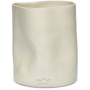 DutchDeluxes Bulkete oppbevaringskrukke, hvit