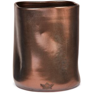 DutchDeluxes Bulkete oppbevaringskrukke, platina matt