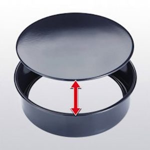 Emaille Back-Liebe Kakeform 26 cm