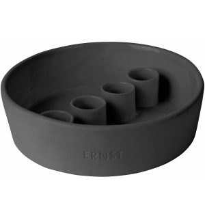 Ernst Lysskål 4 Kronelys, Mørkegrå