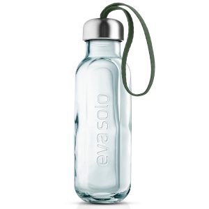 Eva Solo Recycled Drikkeflaske i glass, Cedar Green