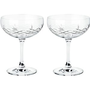 Frederik Bagger Crispy Gatsby champagneglass, 2 stk. klar