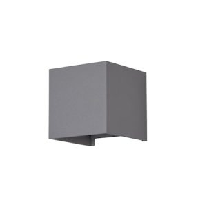 Fulton utendørsbelysning fasade IP54, grå