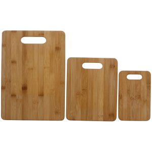Funktion Skjærebrett sett 3 stk Bambus