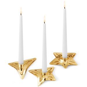Georg Jensen 2021 stjerne lysestaker 3 stk.