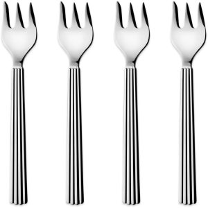 Georg Jensen Bernadotte kakegafler, 4 stk.