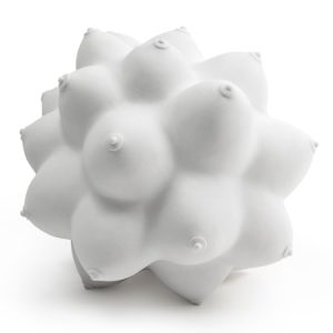 Georgia Dekorkube hvit