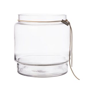 Glassvase d19,8xh20 cm