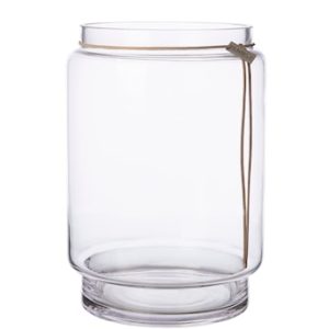 Glassvase d19,8xh28 cm