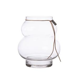 Glassvase Kurvete d12xh21,5 cm