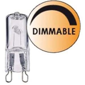 Globen Lighting Lyspære G9 Halogen Klar 18W 2/P