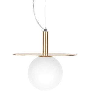 Globen Lighting Pendel Art Deco Borstad Messing