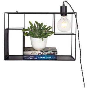 Globen Lighting Vegg/Bord Shelfie Svart
