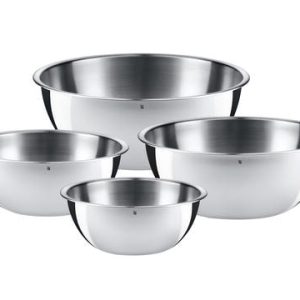 Gourmet tilberedningskål-sett 4 st. stål - 1/1,5/2,5/3 liter