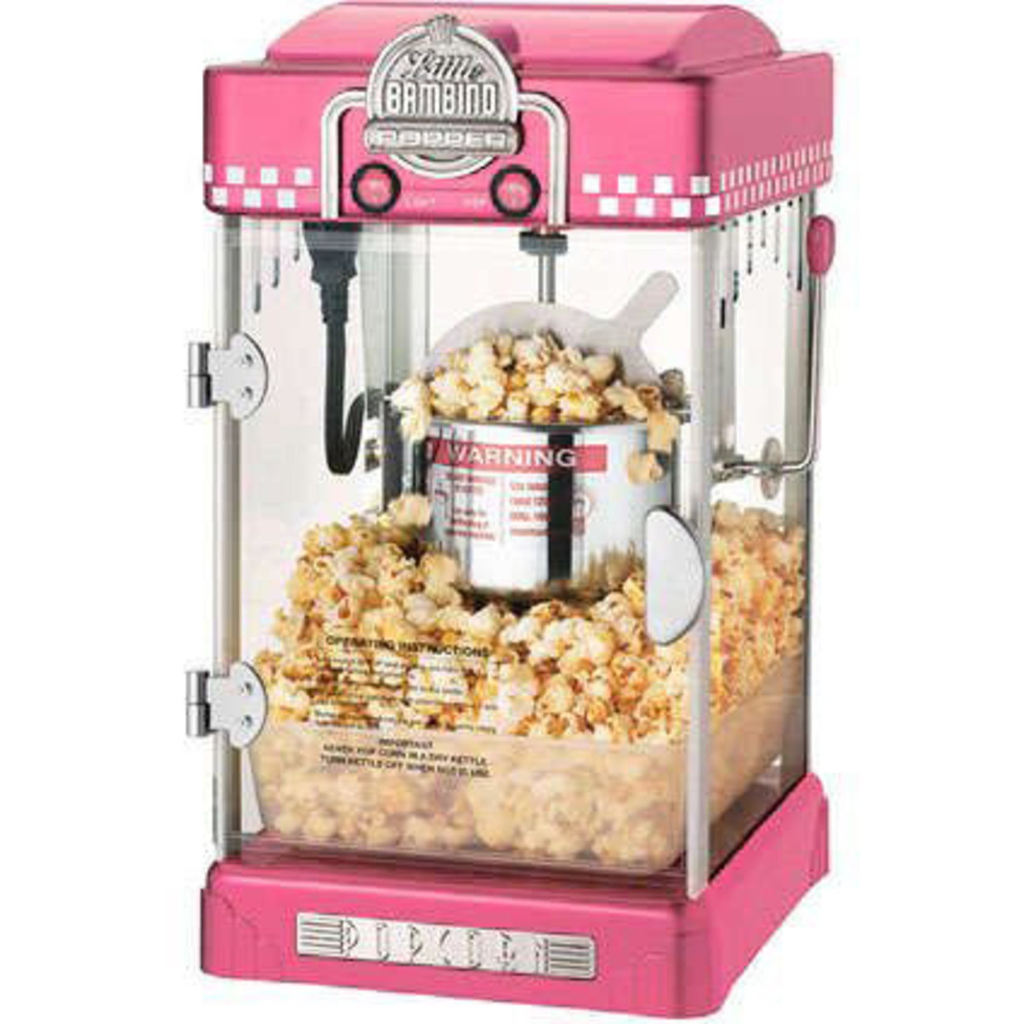 Great Northern Popcornmaskin Little Bambino 2-3 liter Rosa - BEST I TEST 2023