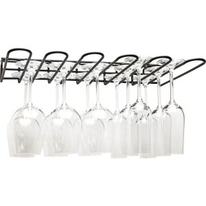 Hahn Vinglasshenger 5 rader, Svart